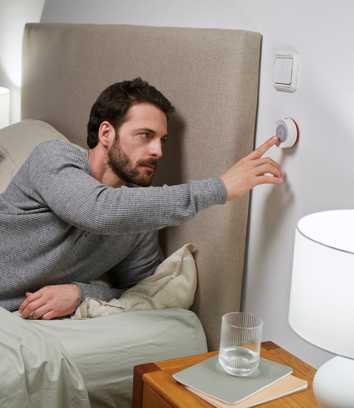 Botão pânico SOS quarto