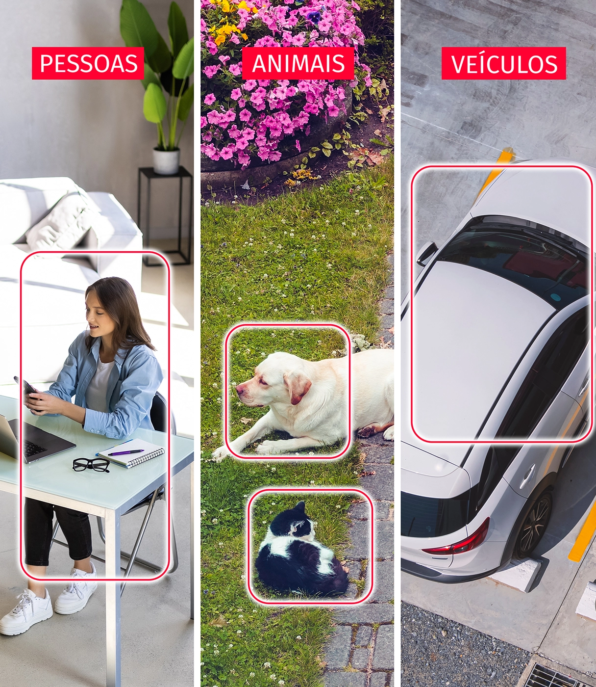 Câmara de vigilância interior