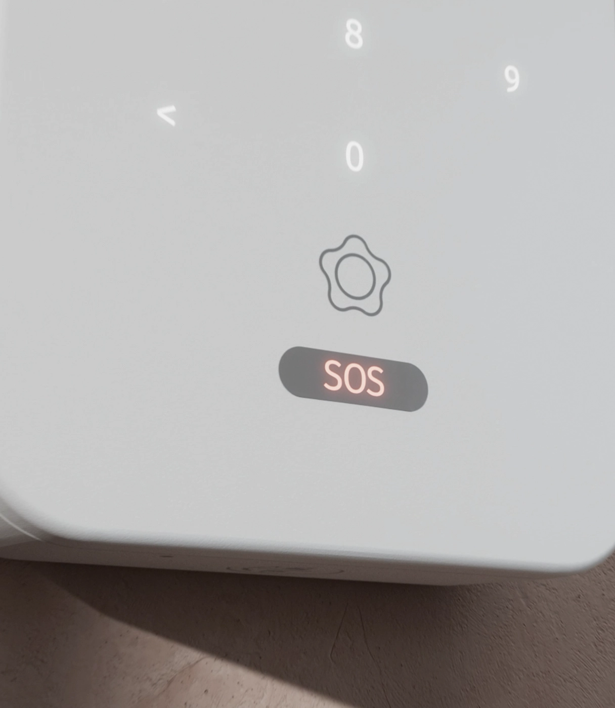 Painel de controlo SOS