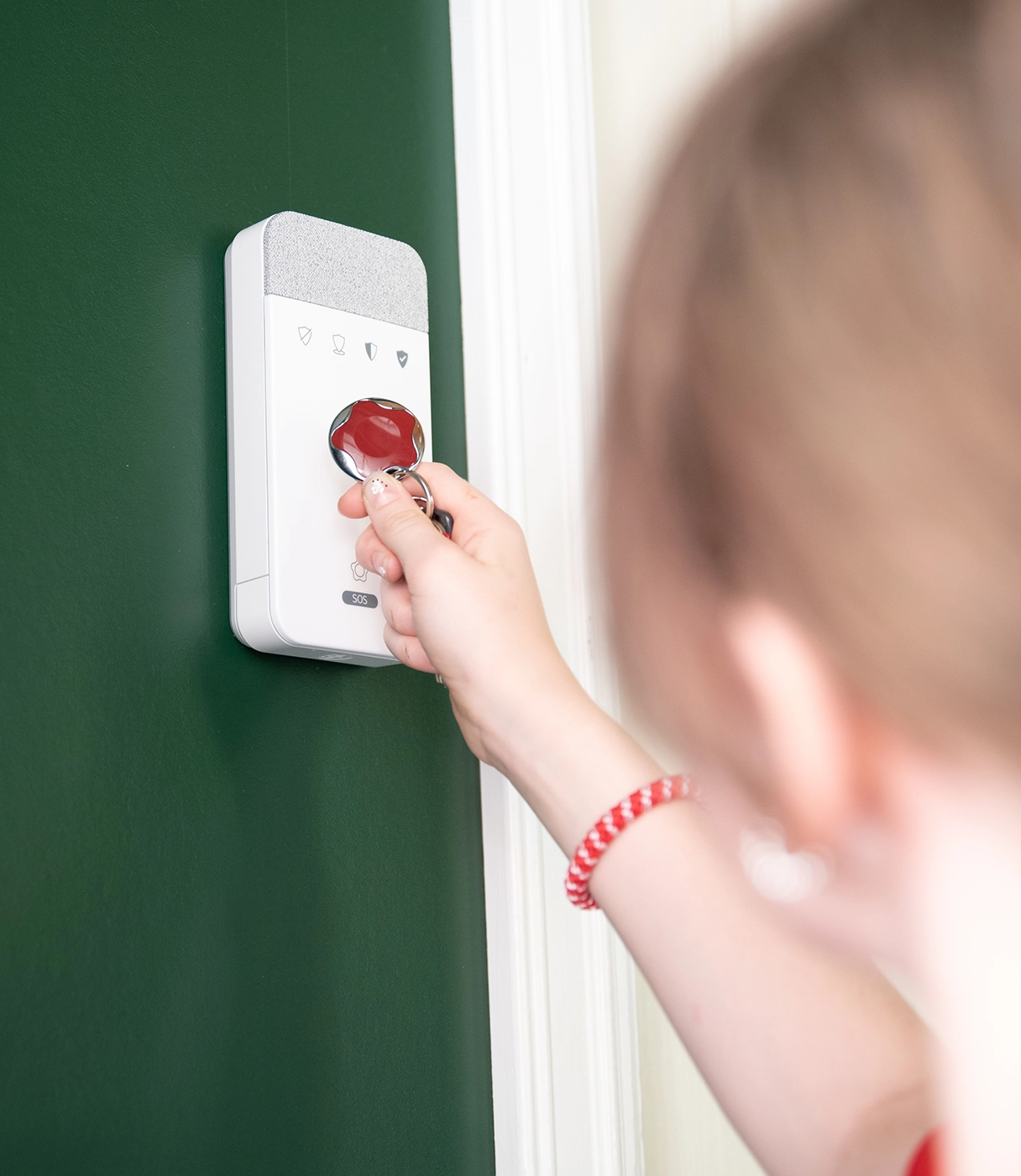 painel de controlo acesso com chaves