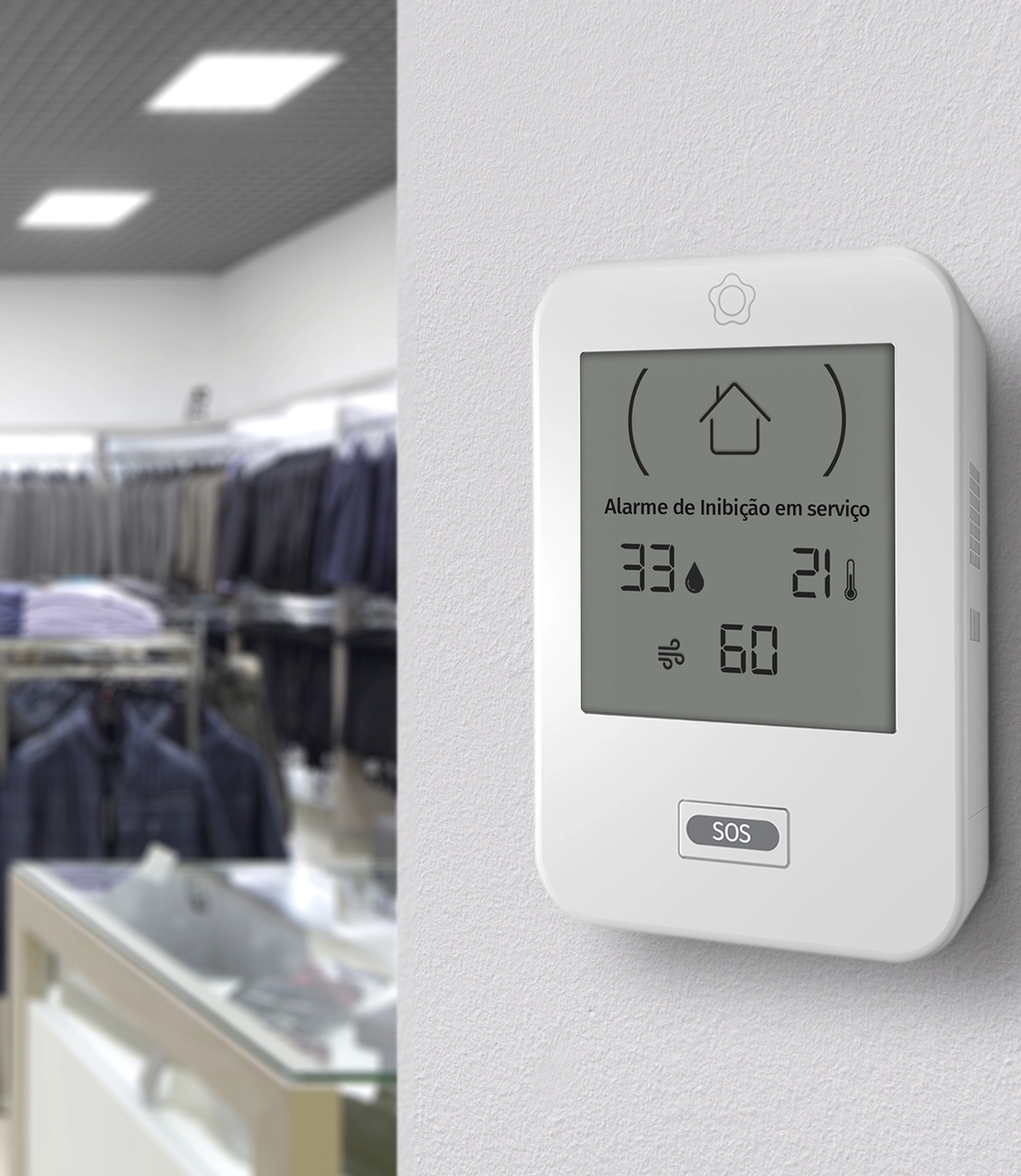 Alarme anti-inibição ativo