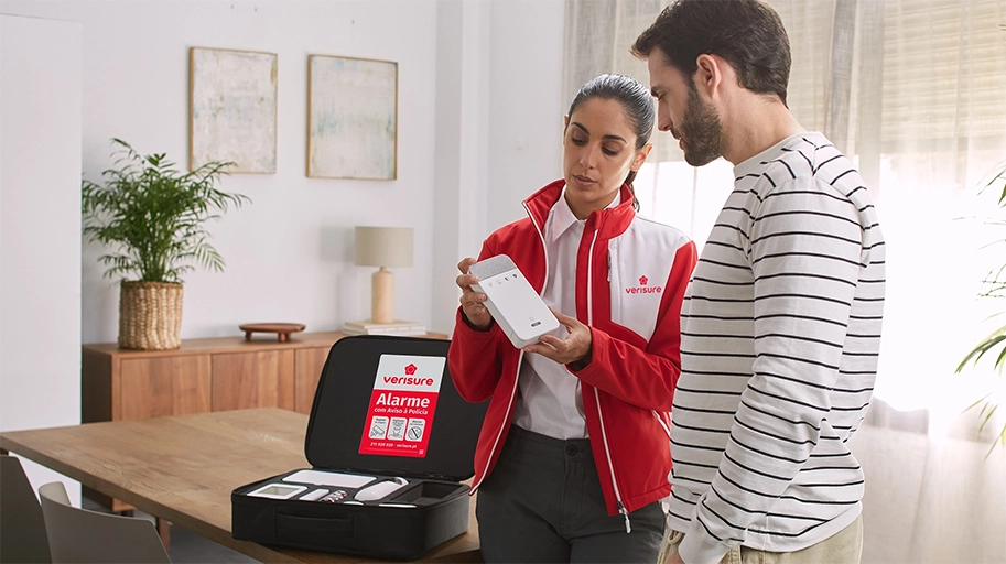 Instalador com cliente